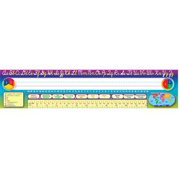 Cursive Writing 36Pk Super Jumbo Name Plates 4 X 18 By Teacher Created Resources