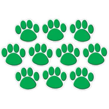 Green Paw Print Accents 30 Pk By Teacher Created Resources