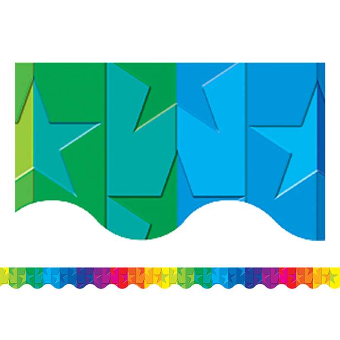 Stars Rainbow Border Trim By Teacher Created Resources