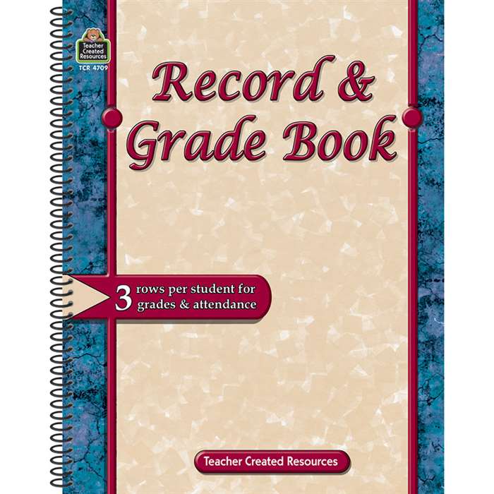 Record & Grade Book By Teacher Created Resources