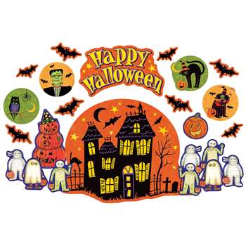 Sw Happy Halloween Bulletin Board Set By Teacher Created Resources