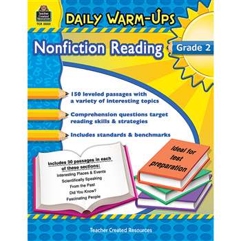 Daily Warm Ups Gr 2 Nonfiction Reading By Teacher Created Resources