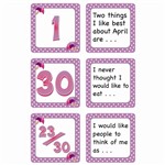 April Polka Dots Calendar Days Story Starters By Teacher Created Resources