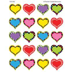 Fancy Hearts Stickers By Teacher Created Resources
