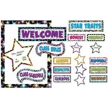 Fancy Stars Bulletin Board By Teacher Created Resources