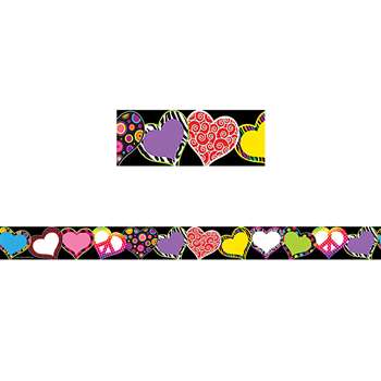 Fancy Hearts Border Trim By Teacher Created Resources