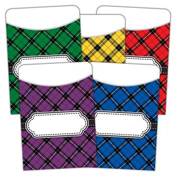 Plaid Library Pockets Multi Pack, TCR5332