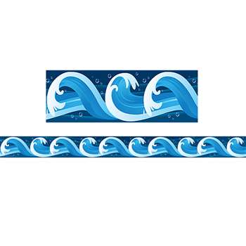 Ocean Waves Straight Border Trim By Teacher Created Resources