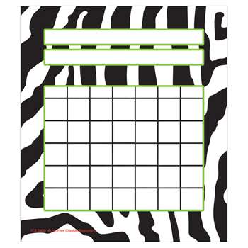 Zebra Incentive Charts Pack By Teacher Created Resources