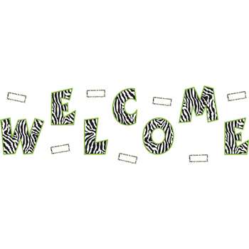 Shop Zebra Welcome Bulletin Board - Tcr5411 By Teacher Created Resources