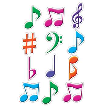 Shop Musical Notes Mini Accents - Tcr5482 By Teacher Created Resources