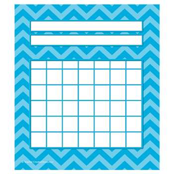 Shop Aqua Chevron Incentive Charts Pack - Tcr5530 By Teacher Created Resources
