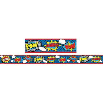 Superhero Straight Border Trim, TCR5586