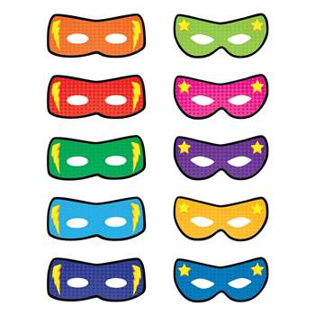 Superhero Masks Accents, TCR5591