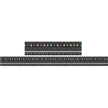 Chalkboard Brights Straight Border Trim, TCR5619