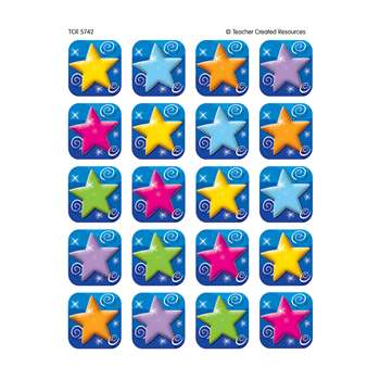 Colorful Stars Stickers 120 Stks By Teacher Created Resources