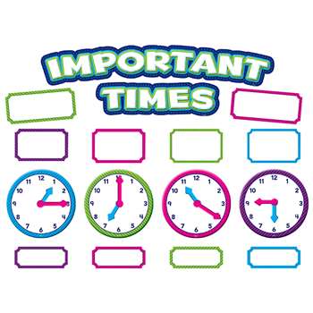 Important Times Mini Bulletin Board Set, TCR5785