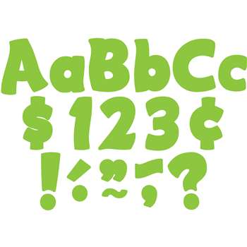 Lime Funtastic 4 &quot; Letters Combo Pk, TCR5820