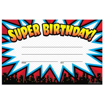 Superhero Super Birthday Awards, TCR5844