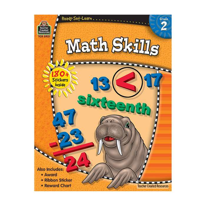 Ready-Set-Learn Math Skills Gr 2 By Teacher Created Resources