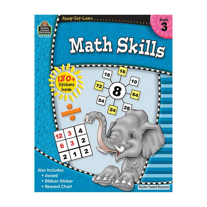 Ready-Set-Learn Math Skills Gr 3 By Teacher Created Resources