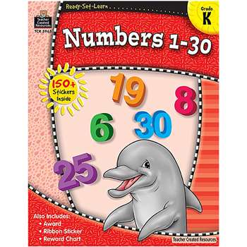 Redy Set Learn Numbers 1-30 Grade K By Teacher Created Resources