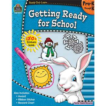 Ready Set Learn Getting Ready For School Gr Pk-K By Teacher Created Resources