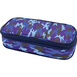 BLUE CAMO PENCIL CASE - TCR6126