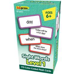 Sight Words Flash Cards Level 1, TCR62031