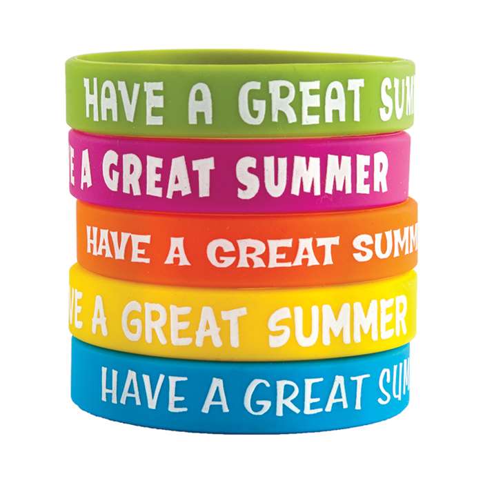 Have A Great Summer Wristbands 10Pk, TCR6583