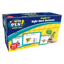 Power Pen Learning Cards Sight Word Sentences, TCR6857