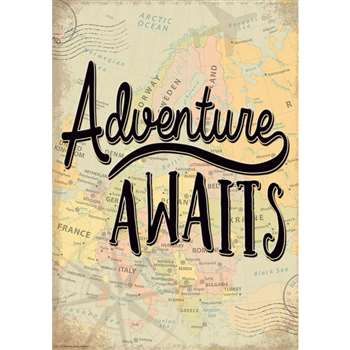 Adventure Awaits Positive Poster, TCR7432