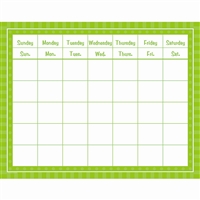Green Sassy Solids Calendar, TCR74802