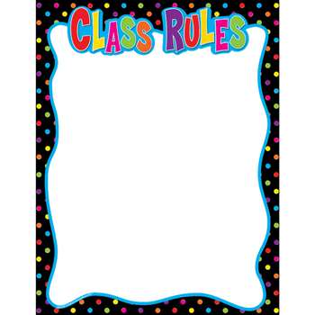 Class Rules Chart By Teacher Created Resources