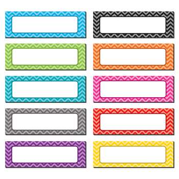 Chevron Labels Magnetic Accents, TCR77204