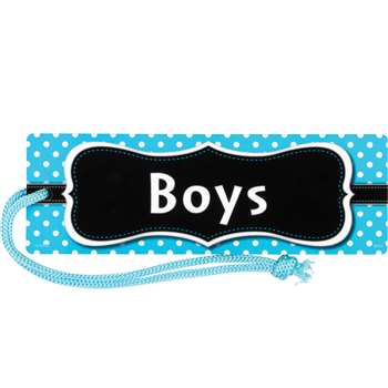 Aqua Polka Dots Magnetic Boys Pass, TCR77239