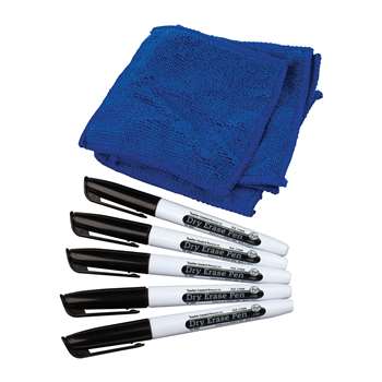 Dry Erase Pens & Microfiber Towels, TCR77268