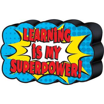 Superhero Magnetic Whiteboard Eraser, TCR77288