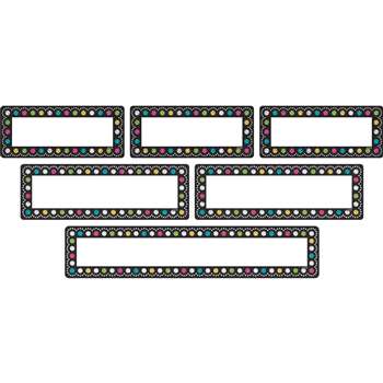 Chalkboard Brights Labels Clingy Thingies, TCR77321