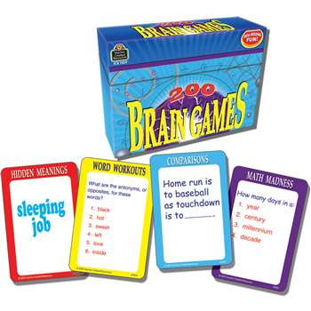 200 Brain Games Game By Teacher Created Resources