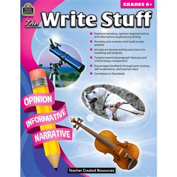 The Write Stuff Grade 6+, TCR8015