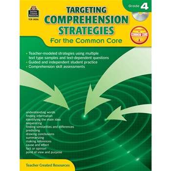 Gr 4 Targeting Comprehension Strategies For The Co, TCR8036