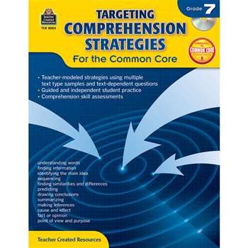 Gr 7 Targeting Comprehension Strategies For The Co, TCR8054