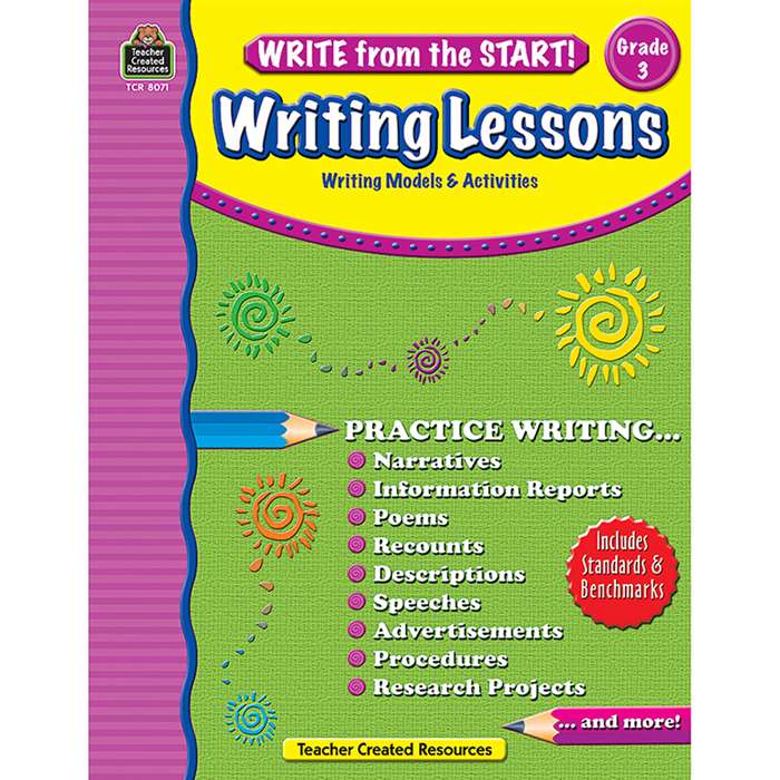 Write From The Start Gr 3 Writing Lesson By Teacher Created Resources