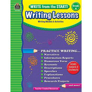 Write From The Start Gr 4 Writing Lesson By Teacher Created Resources