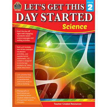 Lets Get Day Started Science Gr2, TCR8262