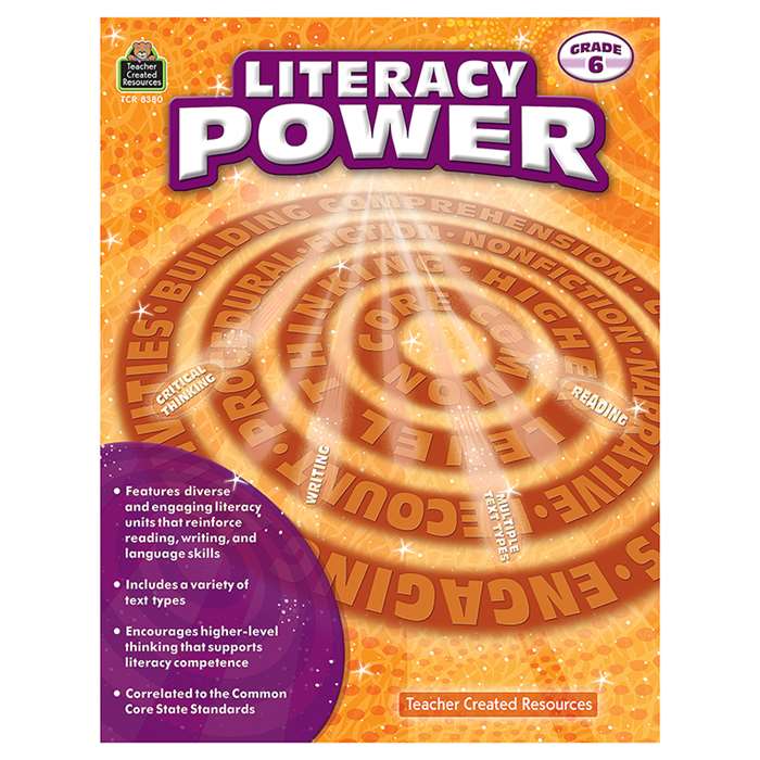 Literacy Power Gr 6, TCR8380