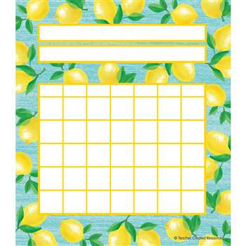 Lemon Zest Incentive Chart, TCR8486