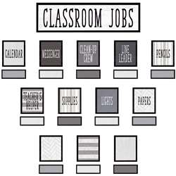 Modern Farmhs Class Jobs Mini Bulletin Board St, TCR8532