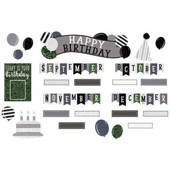 Modern Farmhs Happy Bday Mini Bulletin Board Set, TCR8533